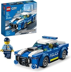 LEGO City Police Car Toy 60312 for Kids 5+, with Officer Minifigure, Car Chase Set