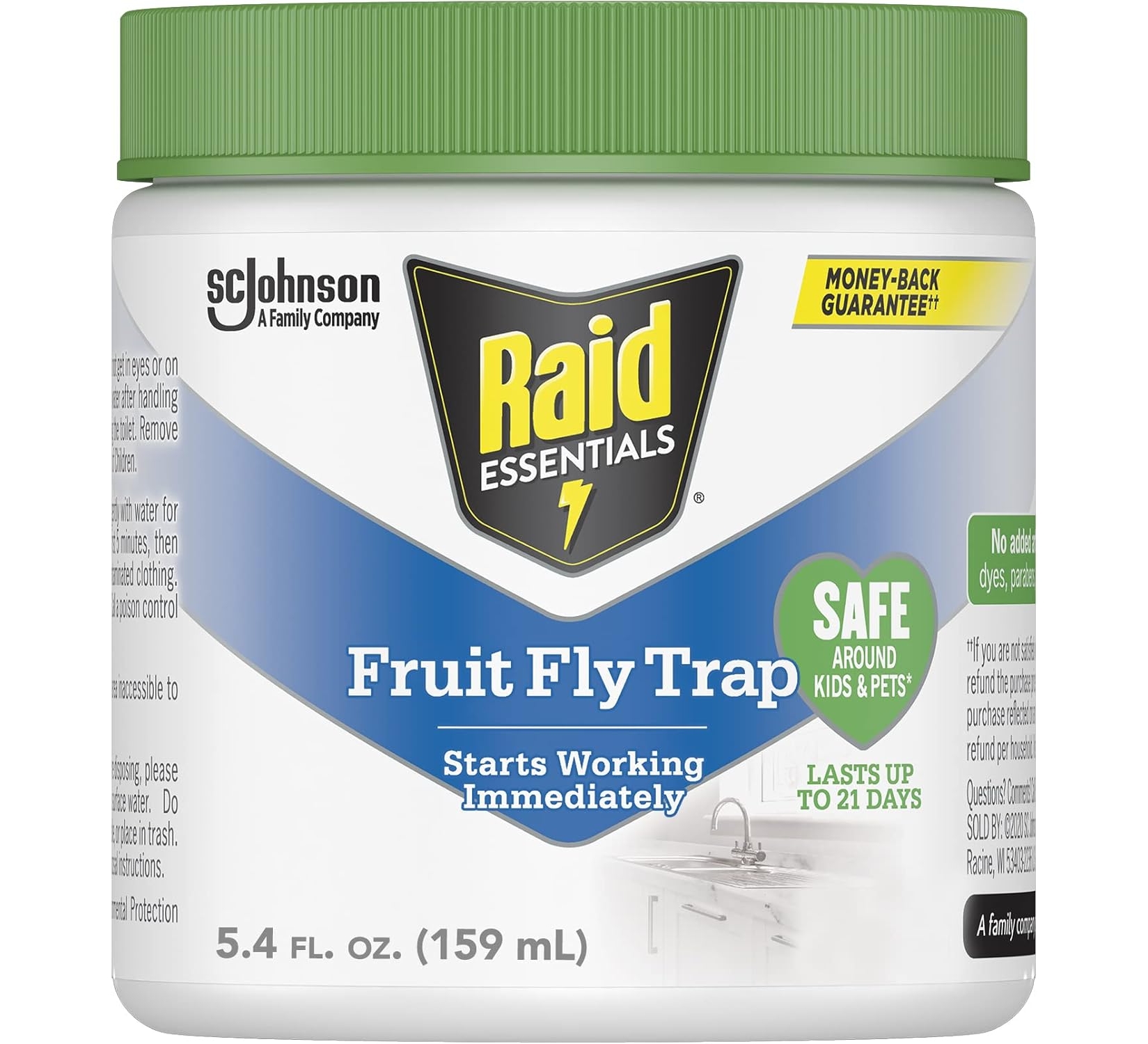 Early Prime Day on Raid Essentials Fruit Fly Trap for Indoors, Made