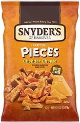 Snyder's of Hanover Cheddar Cheese Flavored Pretzel Pieces, 11.25 Oz