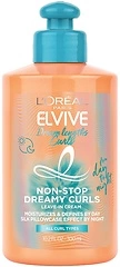 L'Oreal Paris Elvive Dream Lengths Curls Non-Stop Dreamy Curls leave-in conditioner, Paraben-Free with Hyaluronic Acid and Castor Oil. Best for wavy h...