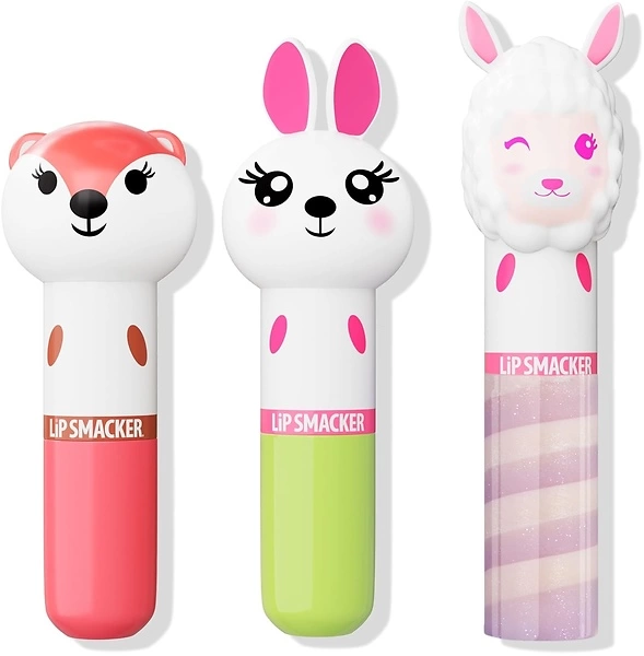 Lip Smacker Lippy Pals, Unicorn, Panda, Kitten, Lip Balm for Kids