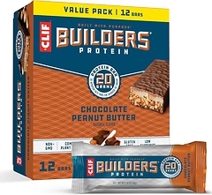 CLIF Builders Protein Bars, Chocolate Peanut Butter, 20g Protein, 2.4 oz, 1 Bar