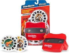 Classic View-Master - Metallic Viewfinder With 2 Reels, STEM Learning Toy