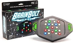 BrainBolt Genius Handheld Memory Game, Lights & Sounds, Ages 7+
