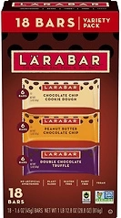 Larabar Chocolate Variety Pack, Gluten Free Vegan Fruit & Nut Bars, 18 ct