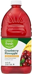 Amazon Fresh, Cranberry Pineapple Juice Cocktail, 64 Fl Oz