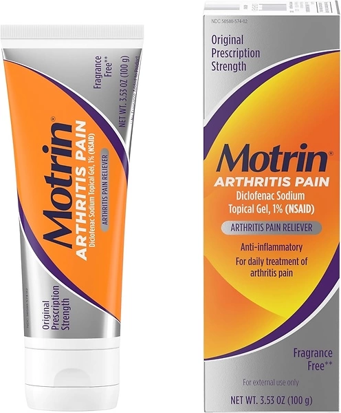 Motrin Arthritis Pain Relief Gel, NSAID for Arthritis in Various Joints, 3.53 Oz