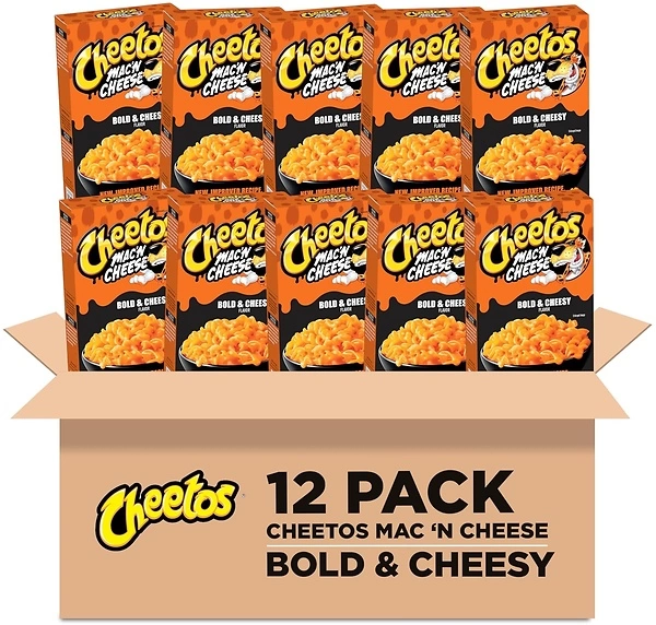 Cheetos Mac & Cheese Bold & Cheesy 5.9oz Boxes (Pack of 12)