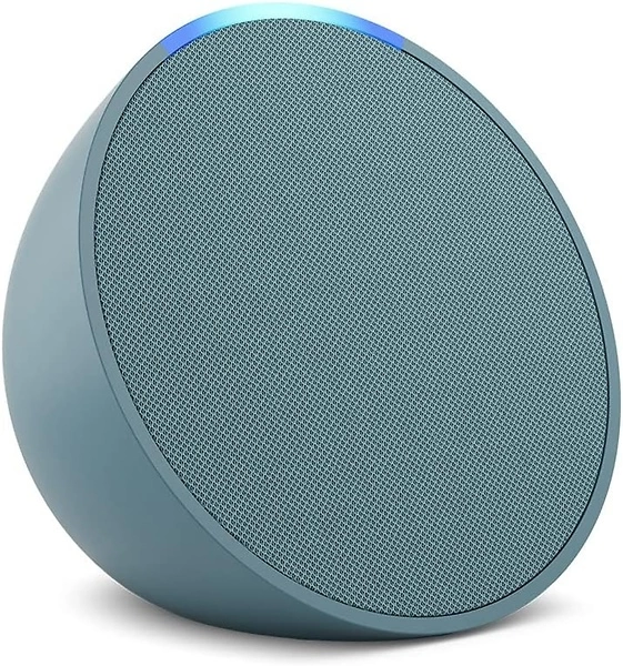 Amazon Echo Pop Alexa - Midnight Teal, Fits Anywhere Bedroom, Living Room, Office