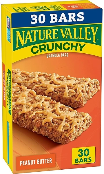 Nature Valley Crunchy Granola Bars, Peanut Butter, 15 ct, 30 bars