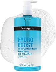 Neutrogena Hydro Boost Hydrating Gel Facial Cleanser with Hyaluronic Acid, 16 fl. oz.