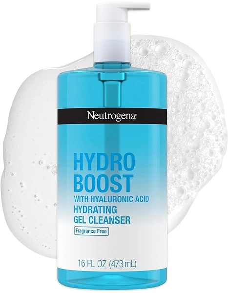 Neutrogena Hydro Boost Hydrating Gel Facial Cleanser with Hyaluronic Acid, 16 fl. oz.