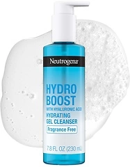 Neutrogena Hydro Boost Hydrating Gel Facial Cleanser, Hyaluronic Acid, 7.8 fl. oz