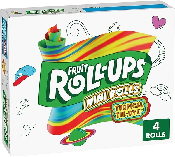 Fruit Roll-Ups Tropical Tie-Dye Mini Roll-Ups 4 CT