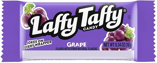 Laffy Taffy Candy, Grape Flavor, Individually Wrapped Candy, (145 Pieces)