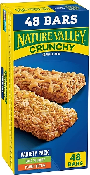 Nature Valley Crunchy Granola Bars, Variety Pack, 1.49 oz, 24 ct, 48 bars