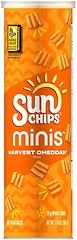 SunChips Minis, Harvest Cheddar Whole Grain Chips, 3.75 oz Canister