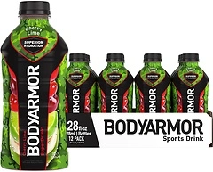 BODYARMOR Sports Drink, Cherry Lime, Coconut Water Hydration, 28 Fl Oz, 12 Pack