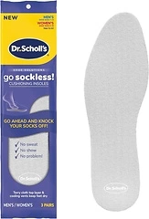 Dr Scholl's Cushioning Insoles, 3 Pairs, Trim to Fit, Keeps Feet Dry, Unisex