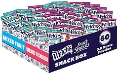 Welch's Fruit Snacks, Mixed Fruit & Berries 'N Cherries Variety Pack, 60 Bags