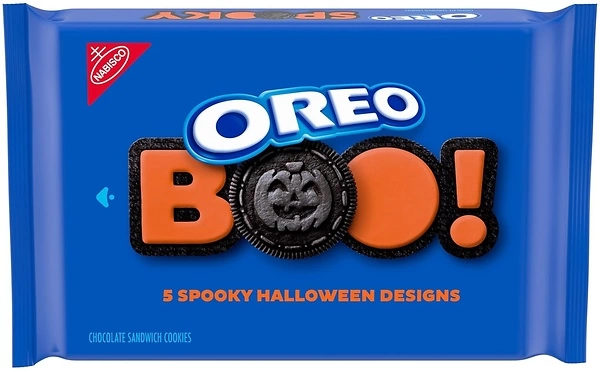OREO Orange Creme Chocolate Sandwich Cookies, Limited Edition, Halloween Cookies, 18.71 oz