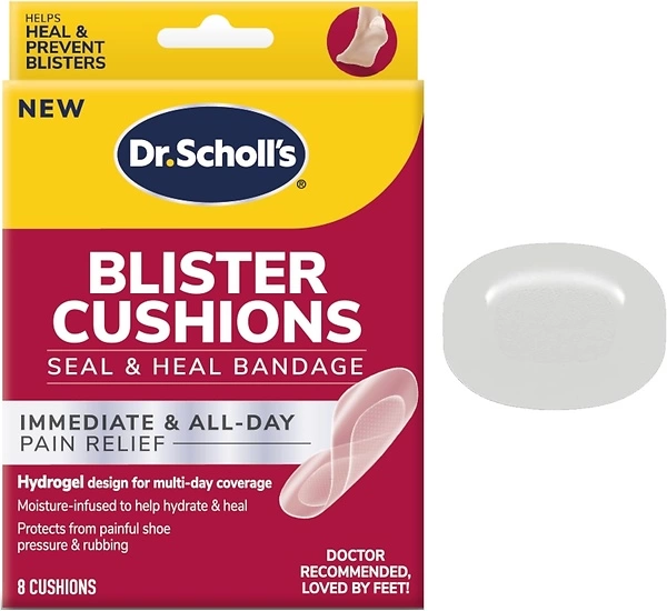 Dr. Scholl's Blister Cushions, 8 ct, Hydrogel Technology, Pain Relief