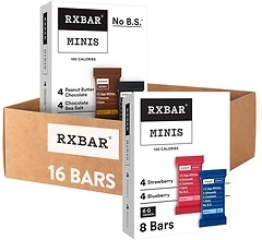 RXBAR Minis Protein Bars, Snack Bars, Variety Pack (16 Count)