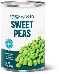 Amazon Grocery, Sweet Peas, 15 Oz