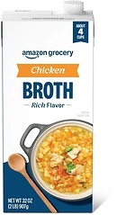 Amazon Grocery, Chicken Broth, 32 Oz