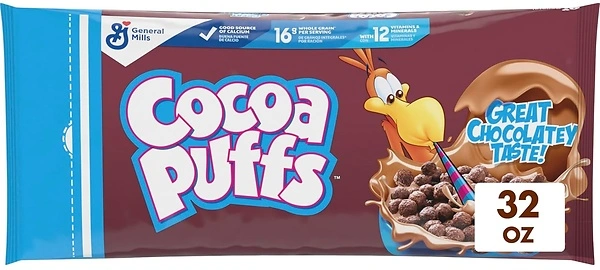 Cocoa Puffs Breakfast Cereal Bag, 32 oz