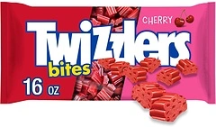 TWIZZLERS Bites Cherry Flavored Licorice Style, Chewy Candy Bag, 16 oz