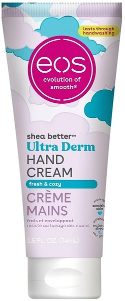eos Shea Better Hand Cream – Fresh & Cozy, 2.5 oz, Hydrating for Dry Skin