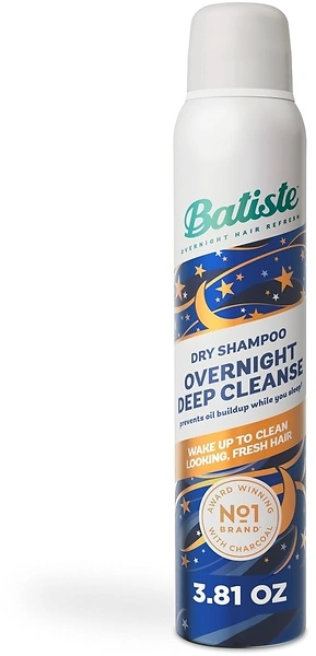 Batiste Overnight Deep Cleanse Dry Shampoo, 3.81 oz, Prevents Oil Build-up