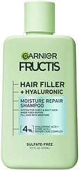 Garnier Fructis Hair Filler Moisture Repair Shampoo, Sulfate Free, 10.1 Fl Oz