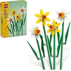 LEGO Daffodils Building Toy for Kids, Ages 8+, Home Decor - 40747