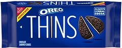OREO Thins Chocolate Sandwich Cookies, Family Size, 11.78 oz