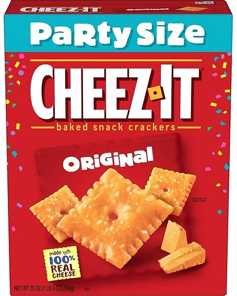 Cheez-It Cheese Crackers, Baked Snack Crackers, Original, 25oz Box