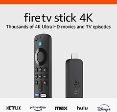 Amazon Fire TV Stick 4K, 1.5M Movies & TV Episodes, Wi-Fi 6, Free & Live TV
