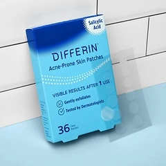 Differin Acne Patches, Salicylic Acid, Centella, Triple Action, 36 Count