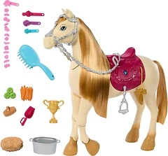 Barbie Toy Horse with Sounds, Music & Accessories, Moves, Dances & Blinks Eyes