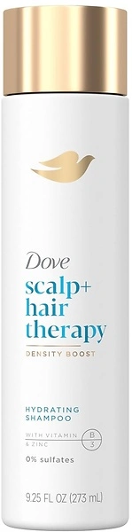 Dove Density Boost Hydrating Shampoo Scalp + Hair Therapy, 9.25 oz
