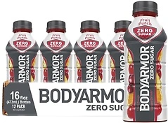 BODYARMOR ZERO Sugar Fruit Punch Sports Drink, Sugar Free, 12 Pack, 16 fl oz