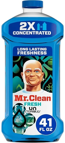 Mr. Clean All Purpose Cleaner, Floor Cleaner, Multi-Surface Dilutable, 41oz