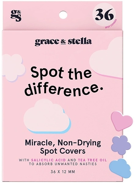 grace & stella Pimple Patches for Face, Hydrocolloid Dots, 36 Count