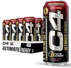 Cellucor C4 Ultimate x WWE Pre Workout Energy Drink, Berry Powerbomb, 12 Pack