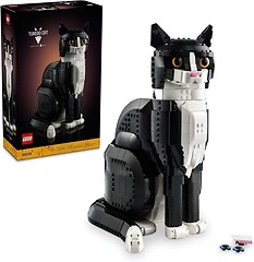 LEGO Ideas Tuxedo Cat - Building Set for Adults, Ages 18+, 21349