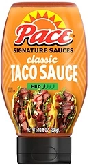 Pace Signature Sauces Classic Taco Sauce, 10.8 oz Bottle