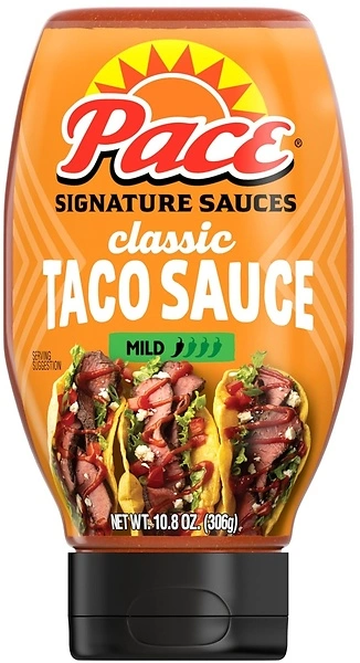 Pace Signature Sauces Classic Taco Sauce, 10.8 oz Bottle