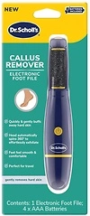 Dr. Scholl's Callus Remover Electronic Foot File, Hard Skin Removal for Feet