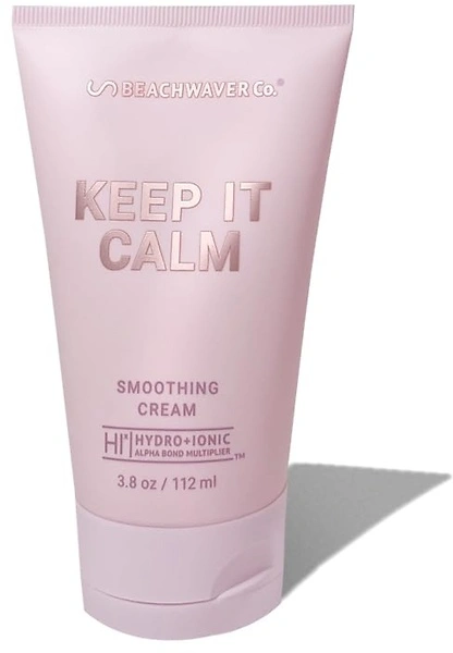 Beachwaver Keep It Calm Smoothing Cream - Full Size (3.8 Oz) for Smooth Hair